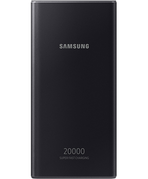 Samsung original zunanja baterija EB-P5300XJE powerbank 20000 mAh 25W Super Fast Charge Type C  - črn