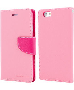 GOOSPERY preklopna torbica Fancy Diary SAMSUNG GALAXY S6 Edge G925 - roza pink