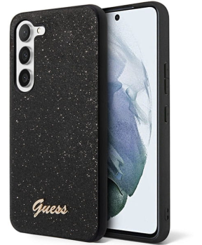 GUESS GUHCS24MHGGSHK ovitek za Samsung Galaxy S24 Plus 5G - črn z bleščicami