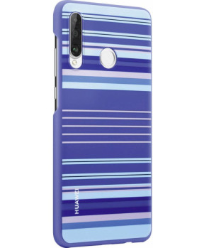 Huawei original trdi ovitek Striped za Huawei P30 Lite - moder