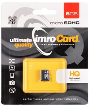 IMRO SPOMINSKA KARTICA 8GB micro SD Clas 10