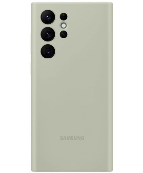 Samsung original silikonski ovitek EF-PS908TME za Samsung Galaxy S22 Ultra 5G - olivno zelena