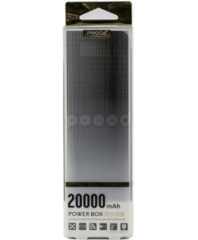 Remax zunanja baterija powerbank 20000 mAh - črn