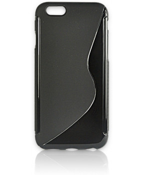 S silikonski ovitek Apple iPhone 6 (4,7&quot;) črn