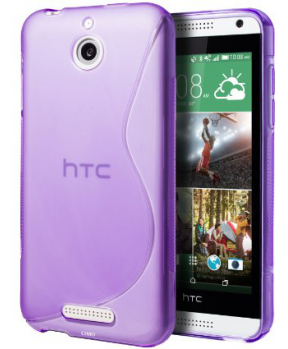 S silikonski ovitek HTC Desire 510 vijola