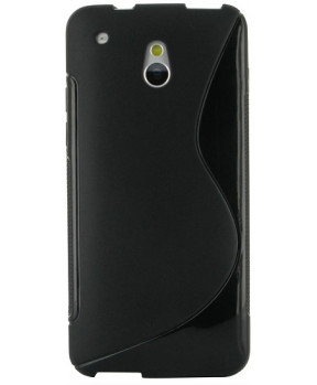 S silikonski ovitek HTC ONE M9 črn