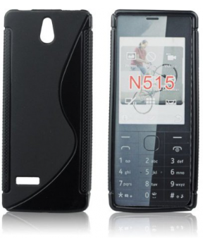 S silikonski ovitek Nokia 515 črn