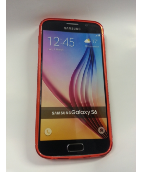 S silikonski ovitek Samsung Galaxy S6 G920 rdeč