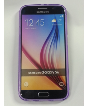 S silikonski ovitek Samsung Galaxy S6 G920 vijola
