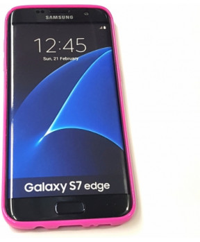 S silikonski ovitek Samsung Galaxy S7 Edge G935 pink