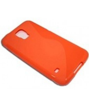 S silikonski ovitek Samsung Galaxy S5 G900 oranžen