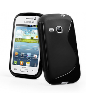 S silikonski ovitek Samsung Galaxy Young S6310 črn
