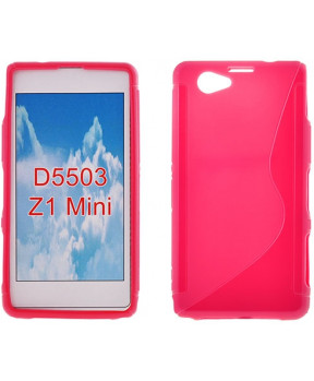 S silikonski ovitek SONY Xperia Z1 mini D550 pink