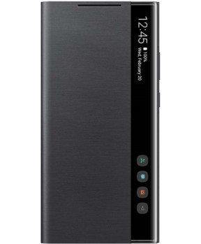 SAMSUNG original torbica Clear View EF-ZN985CBE za SAMSUNG Galaxy Note 20 Ultra N985 - črna