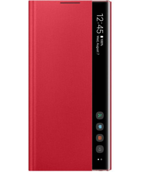 SAMSUNG original torbica Clear View EF-ZN970CRE za SAMSUNG Galaxy Note 10 N970 - rdeča