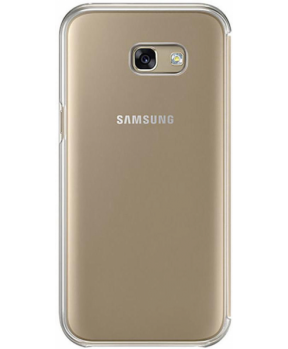 SAMSUNG original torbica Clear View EF-ZA520CFE za SAMSUNG Galaxy A5 2017 A520 zlat