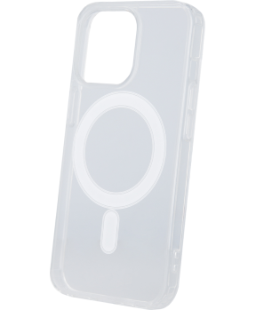 Silikonski ovitek ANTISHOCK MagSafe za iPhone 15 Pro - prozoren