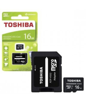 TOSHIBA SPOMINSKA KARTICA 16GB micro SDHC M203 z adapterjem SD