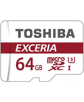 TOSHIBA SPOMINSKA KARTICA 64GB micro SDHC z adapterjem SD