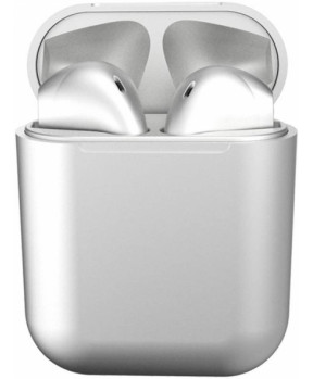 TWS bluetooth slušalka (slušalke) inPods 12 metalik bele