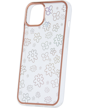 Valentine silikonski ovitek za iPhone 13 6.1 - Flower