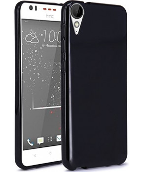 Candy tanek silikonski ovitek (0,3) za HTC Desire 825 - črn - prozoren