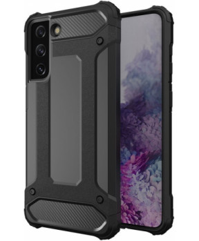 Silikonski ovitek Carbon Armor za Samsung Galaxy S21 FE G990 - črn