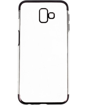 Slika izdelka: Elegance ultra tanek silikonski ovitek za Samsung Galaxy J6 Plus (2018) J610 - prozoren s črnim robom
