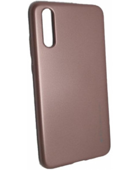 Goospery i-Jelly Metal tanek silikonski ovitek za Huawei P20 lite - roza