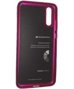 Goospery i-Jelly Metal tanek silikonski ovitek za Huawei P20 - pink