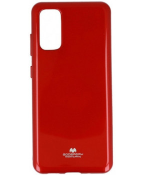 Goospery Jelly tanek silikonski ovitek za Samsung Galaxy S20 Plus G985 - rdeč