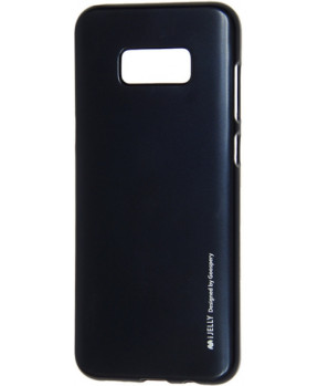 Goospery i-Jelly Metal tanek silikonski ovitek za Samsung Galaxy S8 G950 - črn