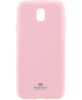 Goospery Jelly tanek silikonski ovitek (0,3) za Samsung Galaxy J7 2017 J730 - roza