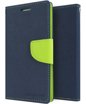 GOOSPERY preklopna torbica Fancy Diary SAMSUNG GALAXY A3 A300 - modro rumen