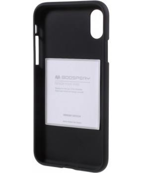 Goospery soft feeling silikonski ovitek za iPhone XS Max - črn