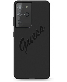 GUESS GUHCS21LLSVSBK ovitek za Samsung Galaxy S21 Ultra G998 - črn