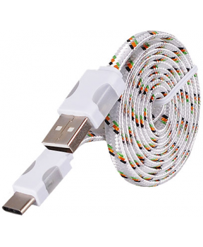 Havana podatkovni kabel Type C na Type A (USB) z led lučko bel
