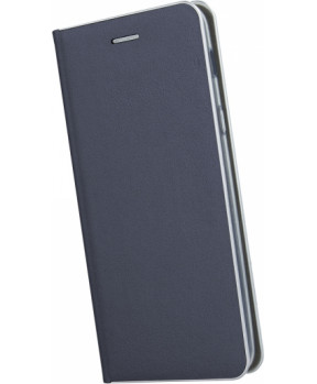 Havana Premium preklopna torbica Samsung Galaxy S10 Plus G975 - modra s srebrnim robom