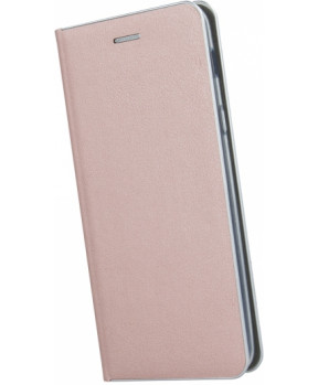 Havana Premium preklopna torbica Samsung Galaxy A50 A505 - roza s srebrnim robom