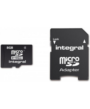 Integral SPOMINSKA KARTICA 8GB micro SD z adapterjem