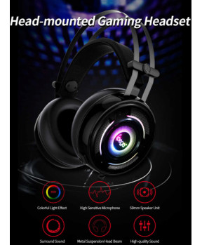 Slika izdelka: iPega naglavne Gaming slušalke PG-R008 z mikrofonom in 3,5 vtičem