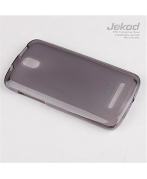 Slika izdelka: JEKOD silikonski ovitek HTC Desire 500 prozorno črn TPU/TB + zaščitna folija