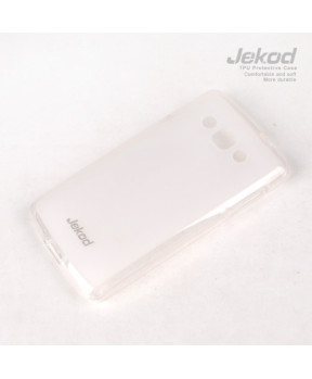 Slika izdelka: JEKOD silikonski ovitek LG Optimus L60 X145 prozoren TPU/T + Zaščitna folija