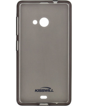 Slika izdelka: Kisswill silikonski ovitek za Lenovo Vibe K6 - prozorno črn