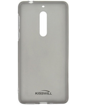 Slika izdelka: Kisswill silikonski ovitek za Nokia 5 - prozorno črn