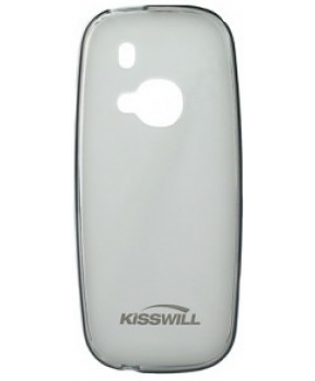 Kisswill silikonski ovitek za Nokia 3310 2017 - prozorno črn