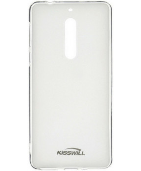 Kisswill silikonski ovitek za Nokia 3.1 - prozorno črn