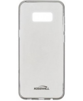 Kisswill silikonski ovitek za Samsung Galaxy A6 Plus 2018 A605 - prozorno črn