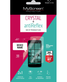 Slika izdelka: My Screen protector ZAŠČITNA FOLIJA Nokia Lumia 620 ANTIREFLEX+CRYSTAL 2kos