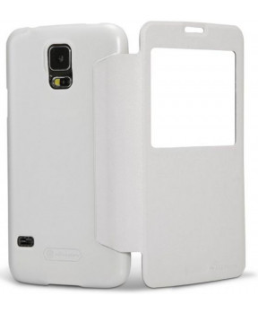 Nillkin preklopna torbica z okenčkom za Samsung Galaxy S5 G900 bela